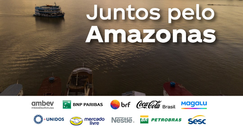 Empresas se unem em ação solidária para ajudar o Amazonas