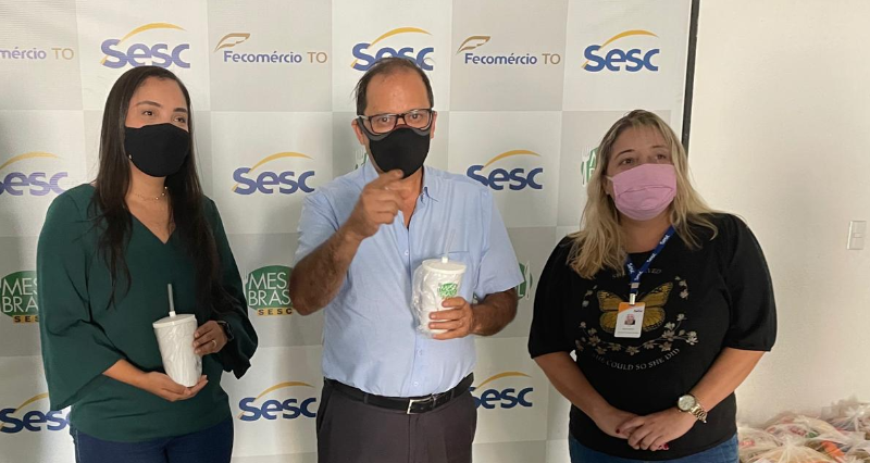 Deputado Eli Borges visita unidade do Mesa Brasil Sesc no Tocantins