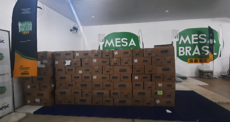 SOLIDARIEDADE – Mesa Brasil do Sesc Tocantins vai beneficiar 10.800 famílias