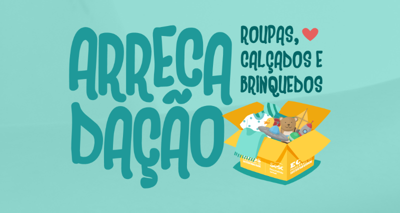 SOLIDARIEDADE - Sesc Tocantins realiza campanha de arrecadação de roupas, sapatos e brinquedos para doação