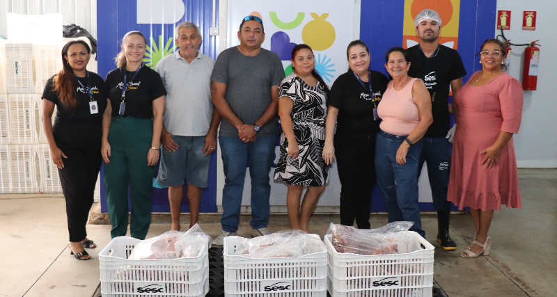 Entidades cadastradas pelo Sesc Mesa Brasil são beneficiadas com doação de peixes apreendidos pelo Governo do Tocantins