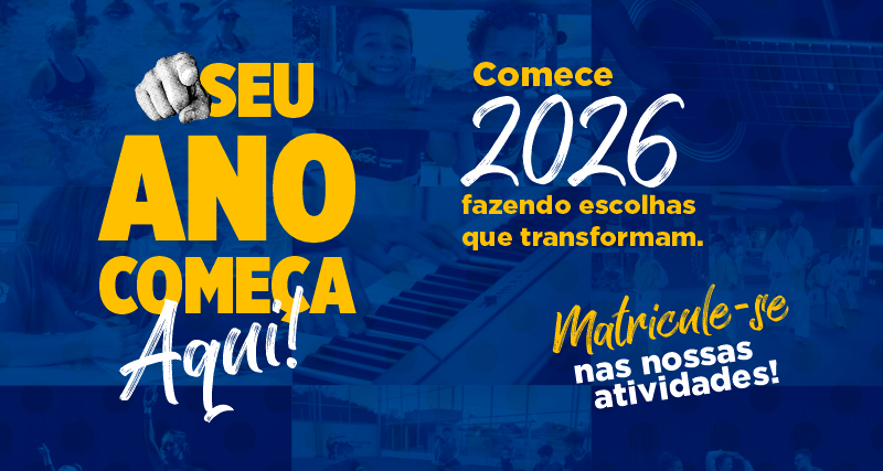 Sesc Tocantins abre matrículas para diversas atividades nas áreas de educação, esporte e cultura em 2026